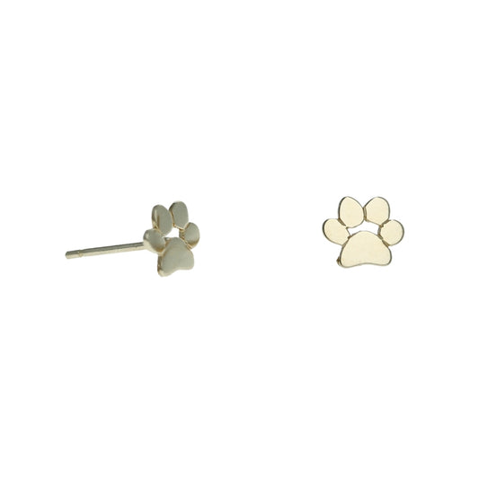 Furry Friends Solid Dog Paw Studs