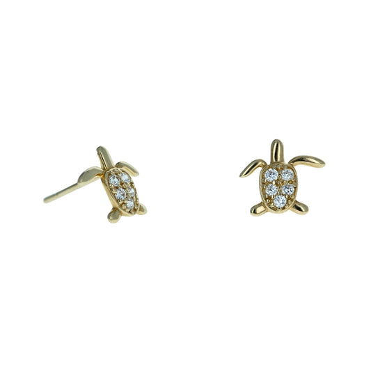 Dazzling Honu (Hawaiian Sea Turtle) Earrings