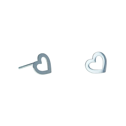 Heart Cutout Stud